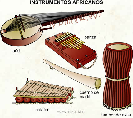 Instrumentos africanos (Diccionario visual)